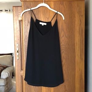 LOFT Black Strappy Cami Large